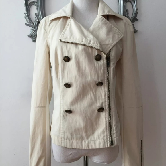 NEW Free People Anthropologie Women's Double Breasted Jacket Coat Blazer 6 Small - Picture 2 of 6